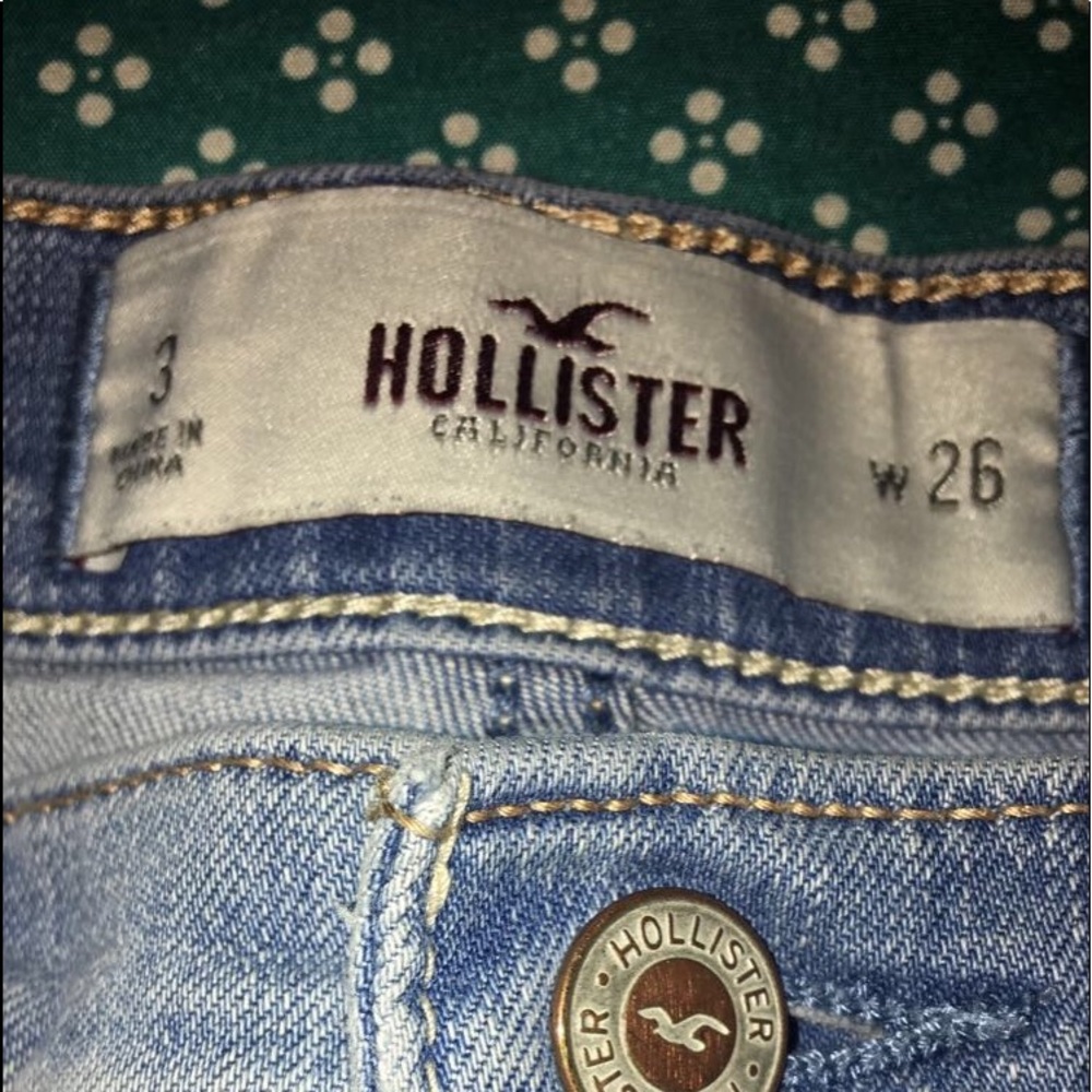 Ultra High rise - light wash- jean shorts